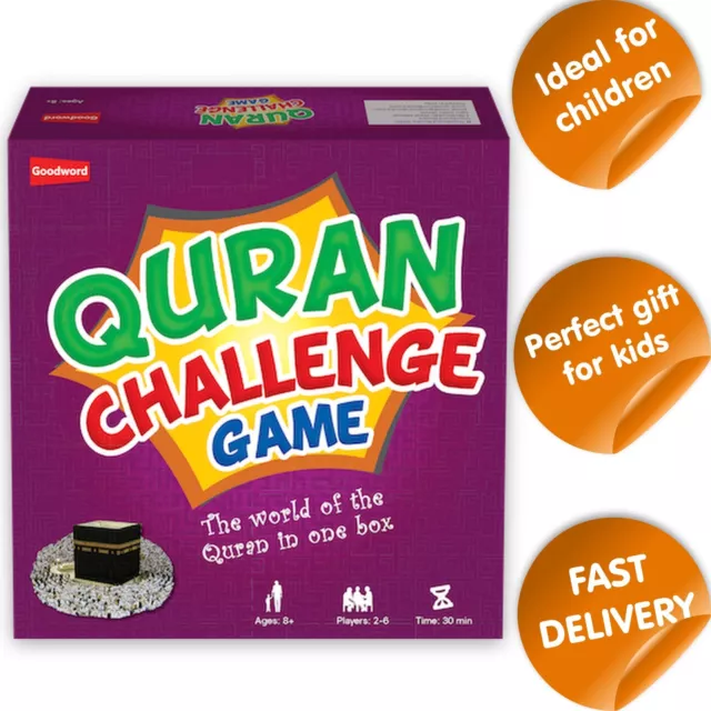 Quran Challenge Game - Islamic Board Game for Kids ages 8+ by Goodword Gift