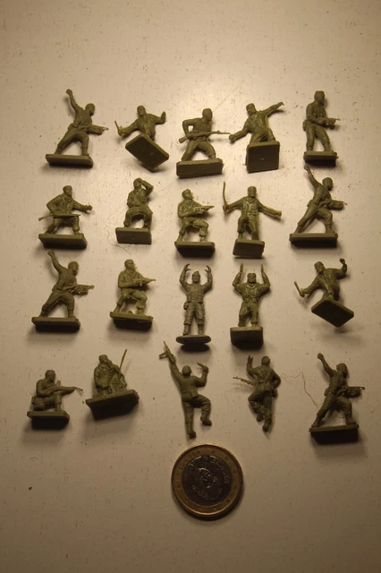 Lot De 2 Boîtes Soldats Commandos Britanniques Heller 1/72 - Figurines 25mm Comme Neuves
