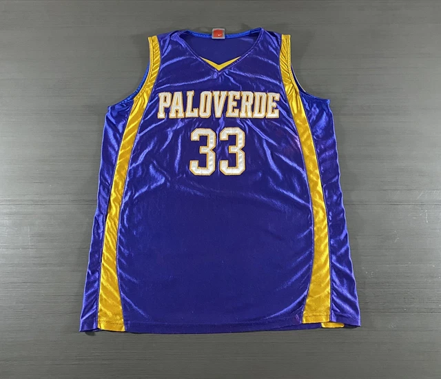 VINTAGE Palo Verde High School Titans Jersey Youth Large Purple Nike Basketball