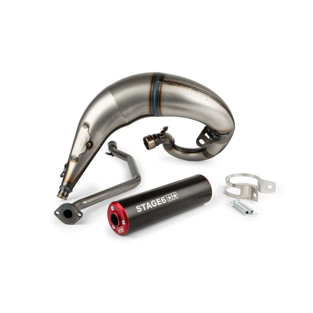 thumbnail interactive-video image 1 of TOP PERFORMANCE Complete Exhaust System For HM 50 CRE AM6 - OEM 9924340 1 of 2