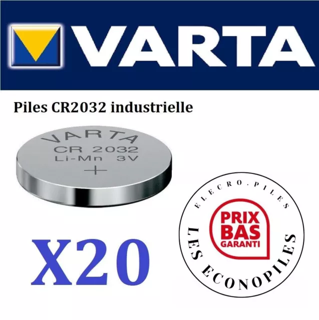 Piles CR2025 VARTA 2025 CR-2025 Quantité 1 à 60 Pile Bouton 3V