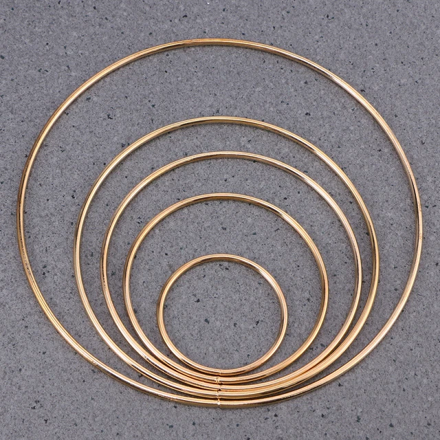 5 piezas anillo de hierro anillos artesanales flores