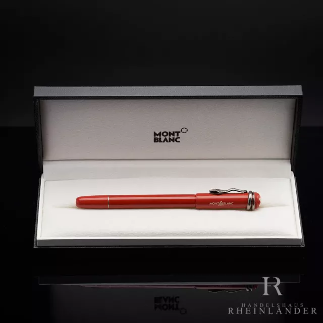 Montblanc Heritage Collection Rouge et Noir Coral Fountain Pen ID 114725 OVP