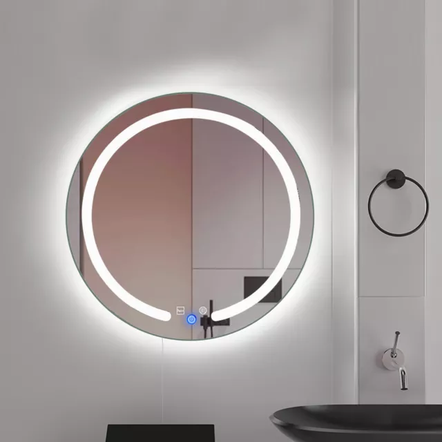 16X Mirror Tiles Self Adhesive Square Bathroom Decor Wall Stickers Mirror