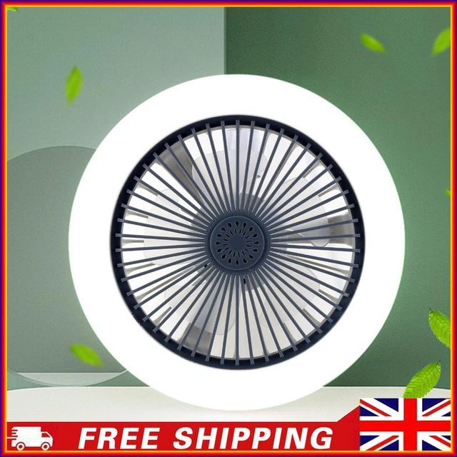 Ventilatore A Soffitto Con Luce LED Dimmerabile 50W, Telecomando, 6 Velocità, Rotazione Inversa, 78x78x14 Cm, Colore A Scelta - 4
