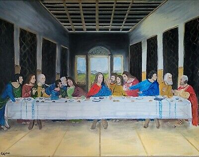Leonardo da Vinci, Oil Painting, The Last Supper, Artist Corrinne Anne