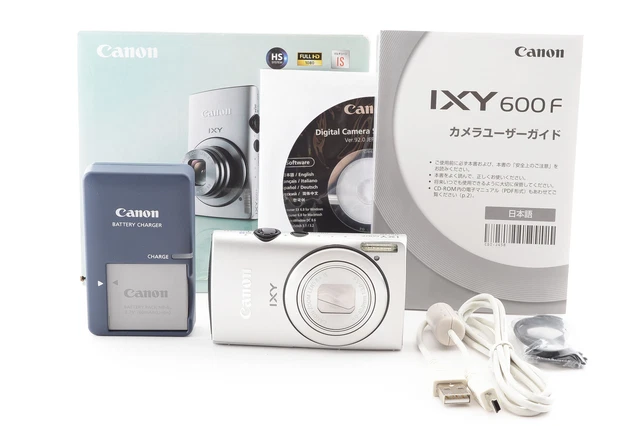 Canon IXY 600F Silver 12.1 MP Compact Digital Camera JAPAN[Near Mint] #1179A