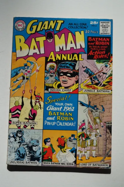BATMAN ANNUAL #2 in VERY GOOD/FINE? featuring 'Batman, The Superman Of Planet X'