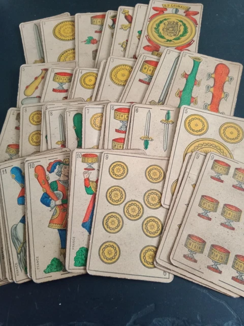 Ancien oracle italien Jeu de carte divinatoire oracle tarot style Mlle Lenormand