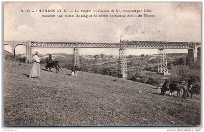 CPA/DEP 79  /THOUARS LE VIADUC DU CHEMIN DE FER 