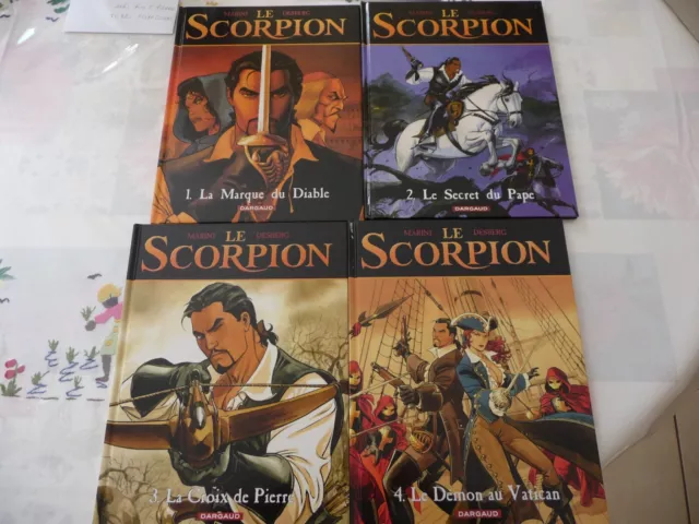 BD Le  Scorpion : 6 volumes de 1 à 6 Marini Desberg  Dargaud