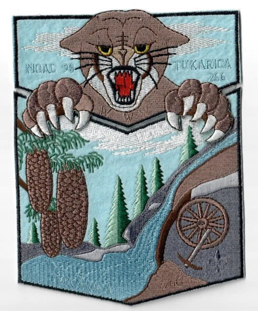 Boy Scout OA 266 Tukarica Lodge 1998 NOAC Flap Set