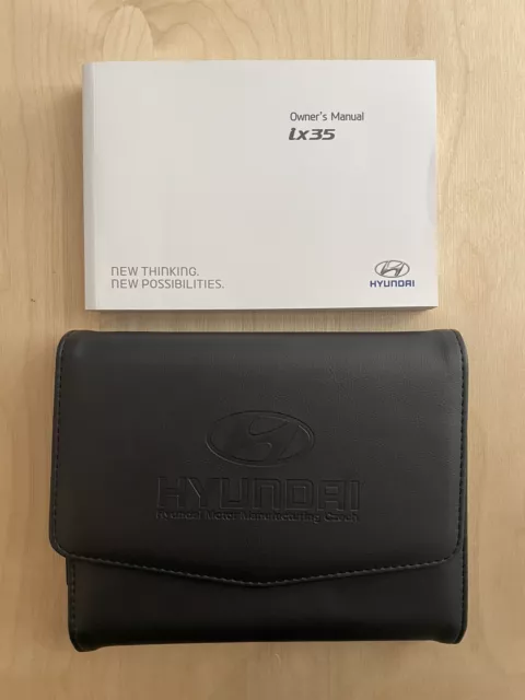Genuine Hyundai Ix35 Owners Manual Handbook Wallet Audio 2010-2015 Pack R-270