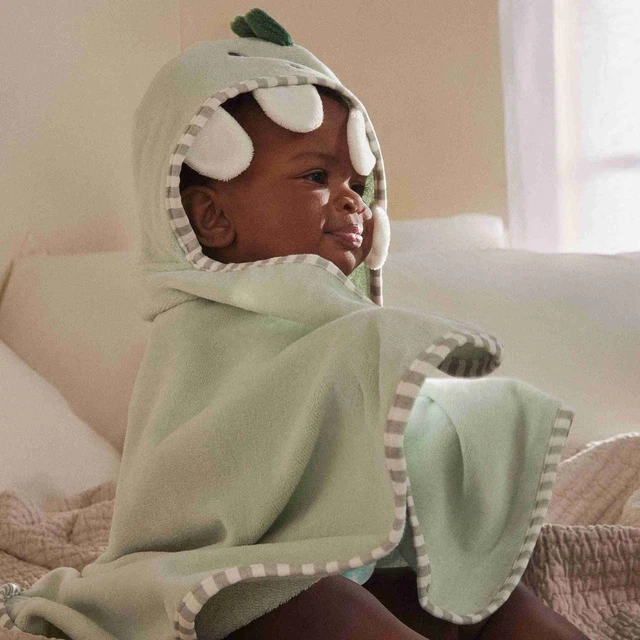 the littlest HOODED TOWEL, DINO