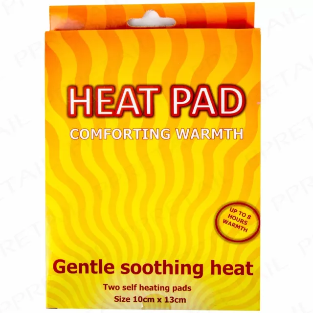 16x LARGE INSTANT HEAT PAIN RELIEF PADS SELF-ADHESIVE Joint Muscle Period Back