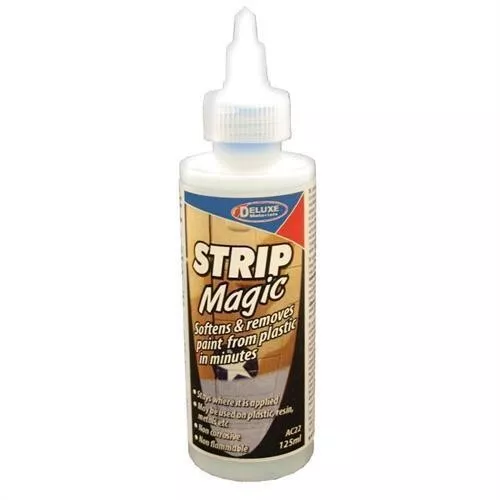 DELUXE MATERIALS AC22 Strip Magic Paint Remover for Plastic Models