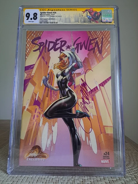 Spider Gwen #24 Cgc 2017 Ss Campbell 1St Gwenom Gwen Stacy Marvel
