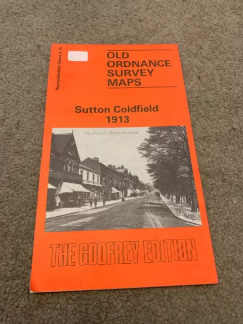 OLD ORDNANCE SURVEY MAP Sutton Coldfield 1913: Warwickshire Sheet 4.15