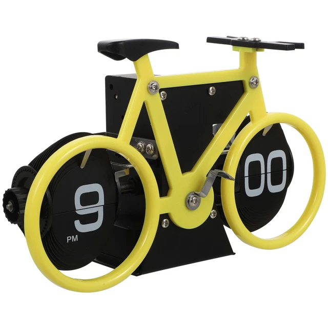 Reloj de escritorio PVC automático abatible reloj de escritorio abatible reloj mecánico bicicleta