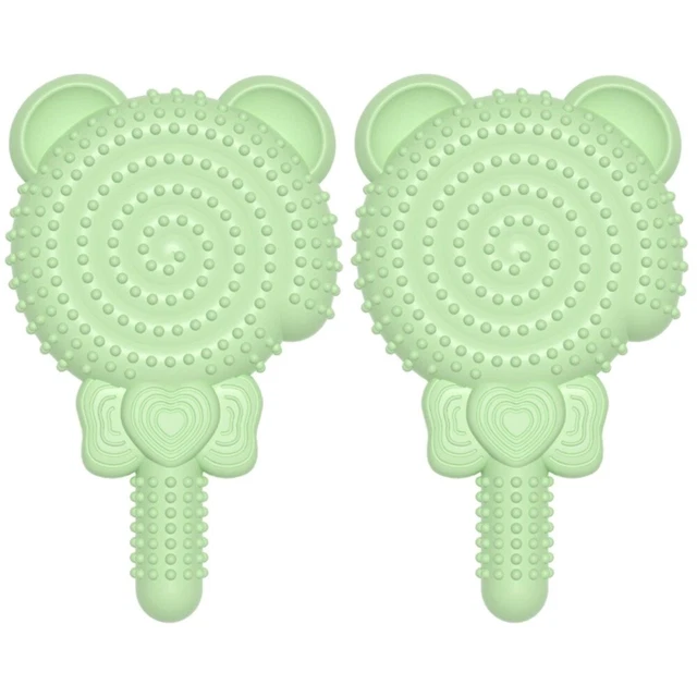 2 Pack Puppy Toothbrush Toy Dog Toy Tow Truck Toys Cleaning Toy Molar