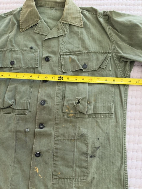 U.S. MILITARY VINTAGE WW2 13-Star Button HBT Jacket 1940s Rare 32R M/L ...