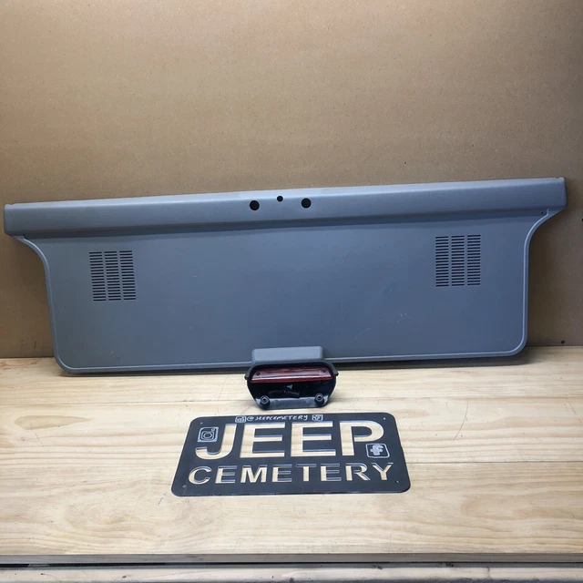 JEEP CHEROKEE XJ 8496 Rear Hatch Gate Interior Door Panel Gray Grey
