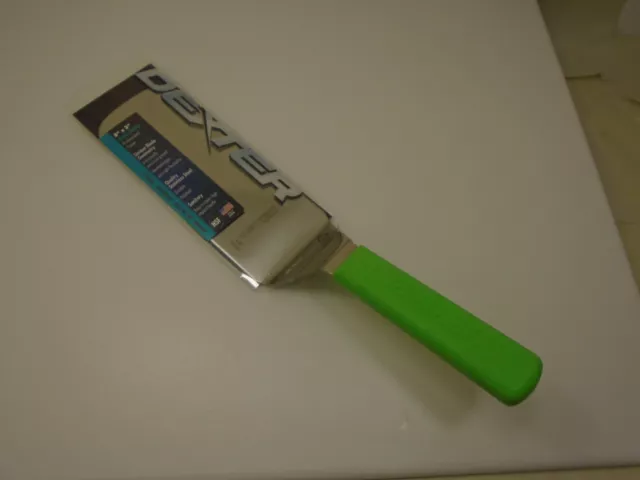 Dexter Russell USA S286-8 Spatula Turner 8"X3" Stainless Semi Flex Blade Green