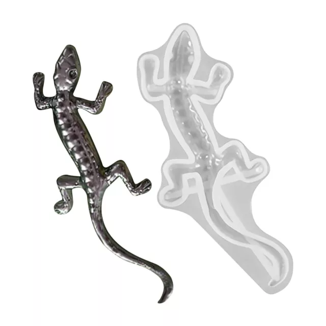 Lizard Resin Casting Silicone Mold Wall Art DIY Animal Epoxy Casting Craft Mould