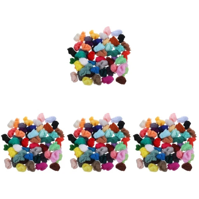 200 Stk diy Wolle zum Nadelfilzen Kernwolle zum Nadelfilzen für Nadelfilzen  diy