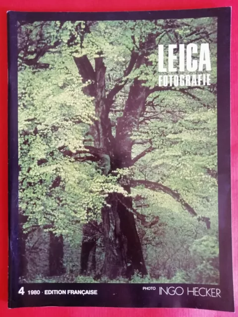 Revue LEICA FOTOGRAFIE N°4 1980 - Photographie INGO HECKER Edition Francaise