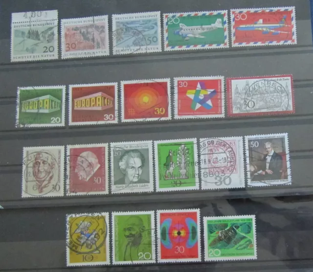 BRD Bund Briefmarken schönes Lot aus 1969 gestempelt