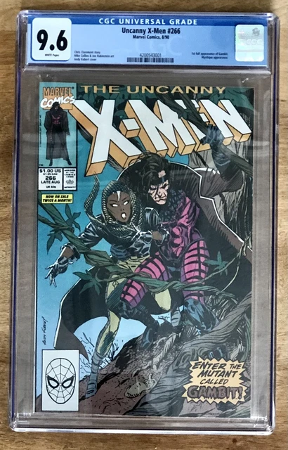 Uncanny X-Men #266  - CGC 9.6 - Marvel 8/1990 - 1st Full Appearance of Gambit