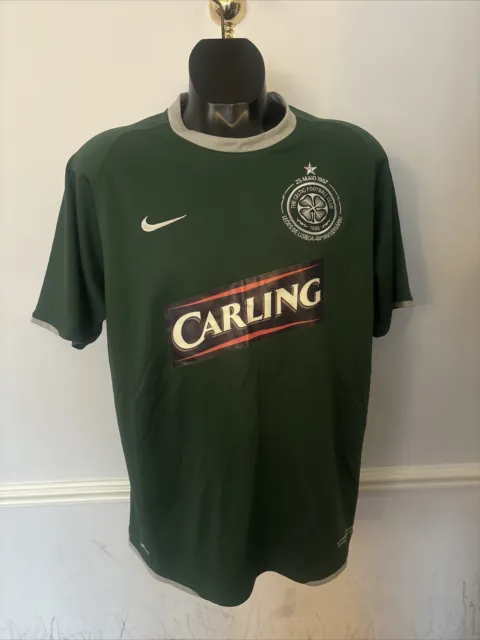 Celtic 2007-2008 Away Football Shirt Size Large Adult