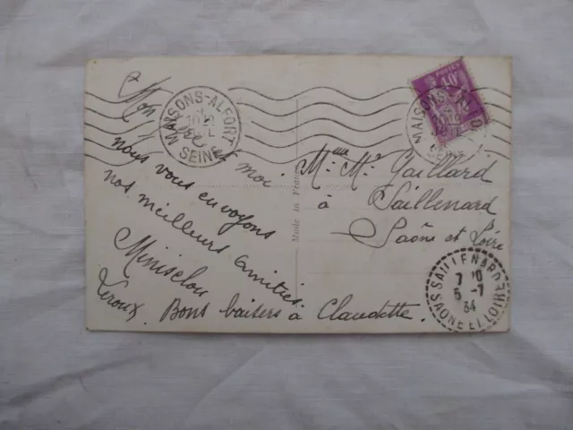 Cpa Val De Marne 94 Amities De Maisons Alfort 2