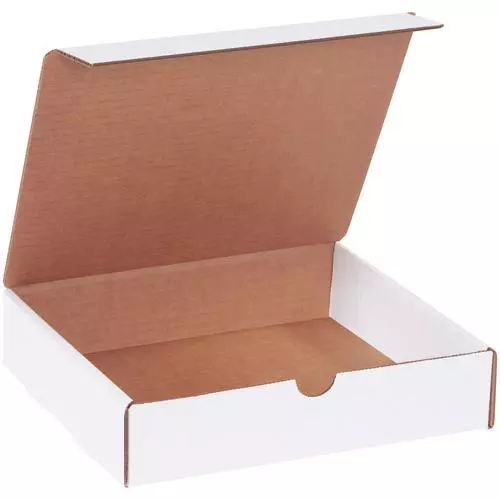 Myboxsupply 22.9x20.3x5.1cm Bianco Letteratura Buste, 50 Per Fascio