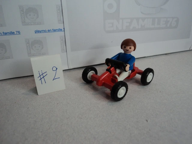 Playmobil Vintage City - Voiture 4x4 Blanc Violet Set 3067 De 2000 - Occasion Bon état