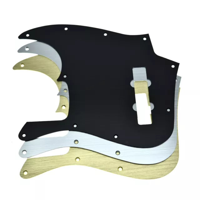 Metal Anodized Aluminium Pickguard JazzBass Pickguard for Fender 4 String J Bass