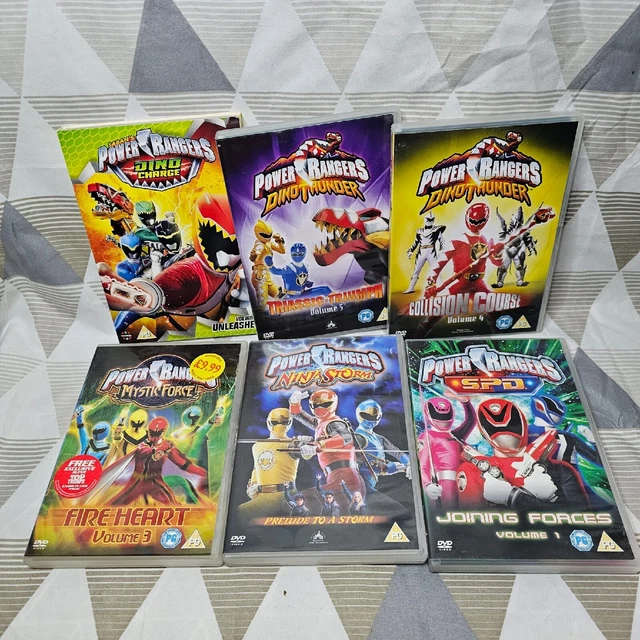 POWER RANGERS 7 DVD Bundle Job Lot Dino Thunder, SPD & Ninja Storm £8.