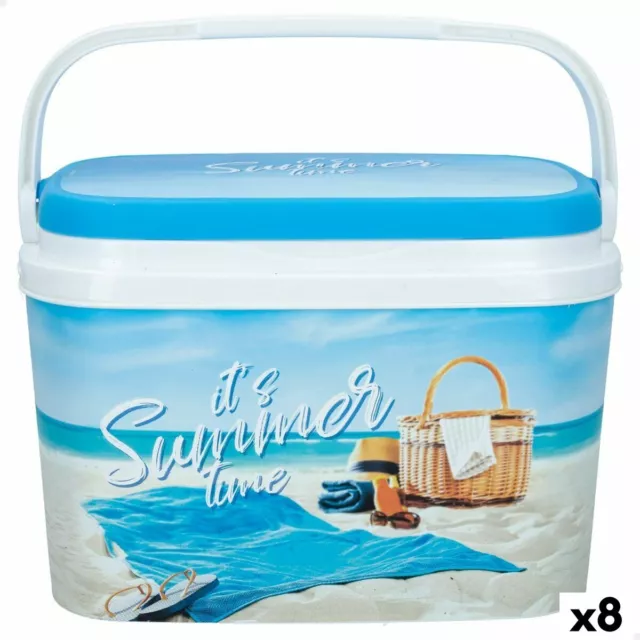 Tischtennis-Set Aktive Summer Beach Kunststoff 6 L 29 x 20 x 19,5 cm [8 Stück