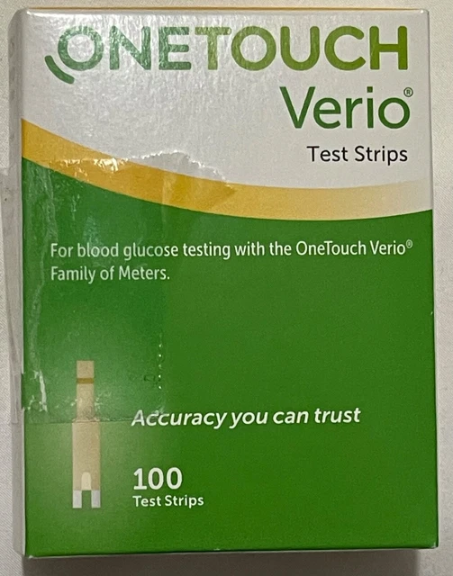 TIRAS REACTIVAS ONE TOUCH VERIO 100 exp 2024-5-31