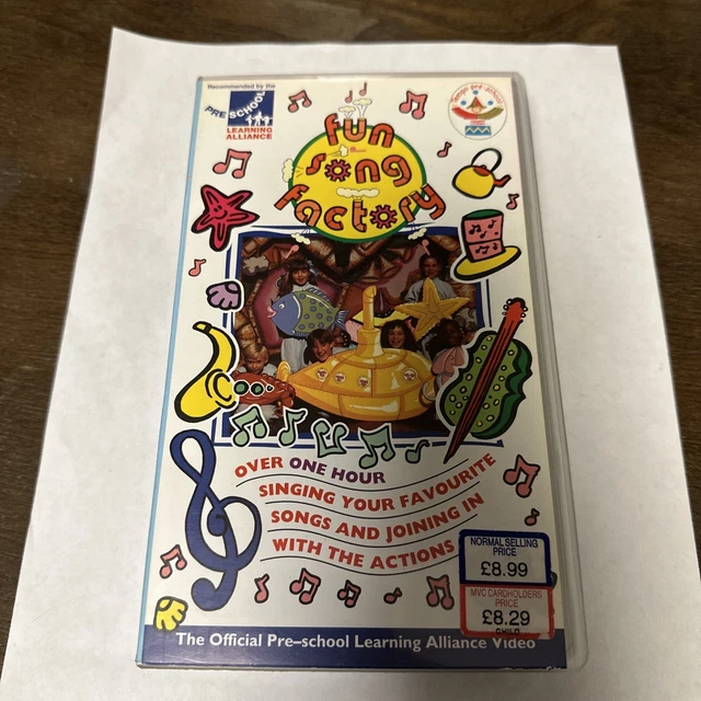 FUN SONG FACTORY VHS Video Tape Pal BBC Children’s Rare 25.00