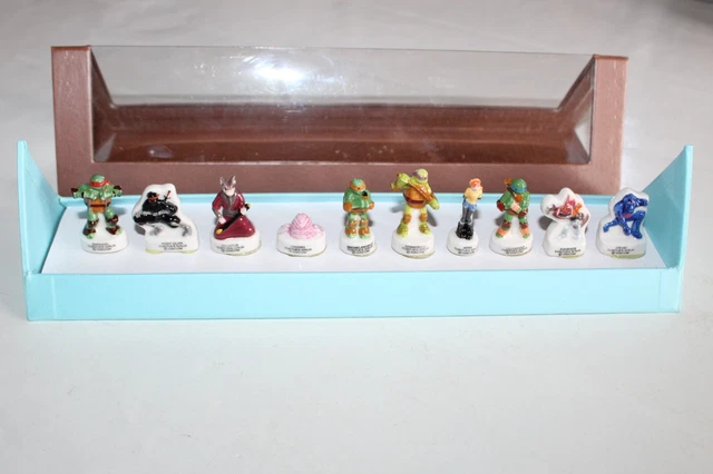 LOT 12 PIN Enamel Pins Série Planche Présentoir Tortues Ninja Mutants