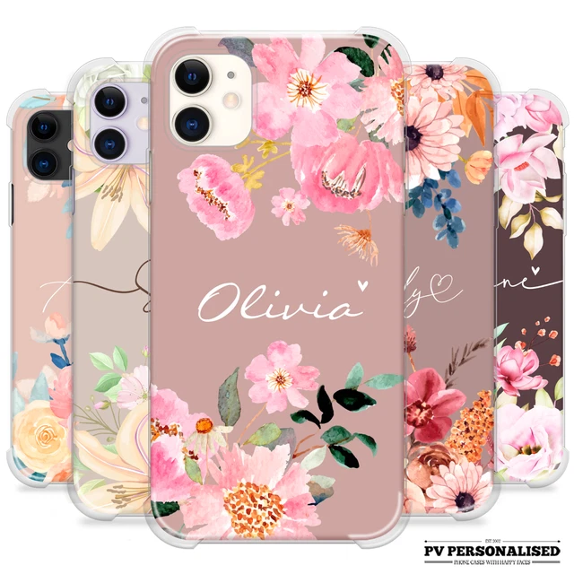 Coque Silicone Personnalisée Pour IPhone - Transparente, Avec Nom, Compatible Plusieurs Modèles