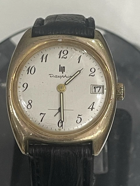 Montre Vintage Lip Baschmakoff Mécanique - Années 70, Boîtier Acier, Cadran Camouflage