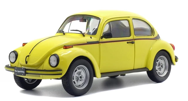 Welly Modellauto VW Käfer Brezelkäfer 1950 creme Modellauto 1:18 Welly