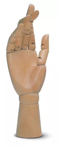 12" (300mm) ARTISTS WOODEN RIGHT HAND MANIKIN MANNEQUIN