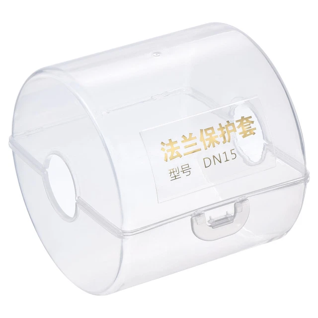 Flangia Protezione Copertura 4.3" PVC Tubo Giunto Schizzo Guardia Trasparente