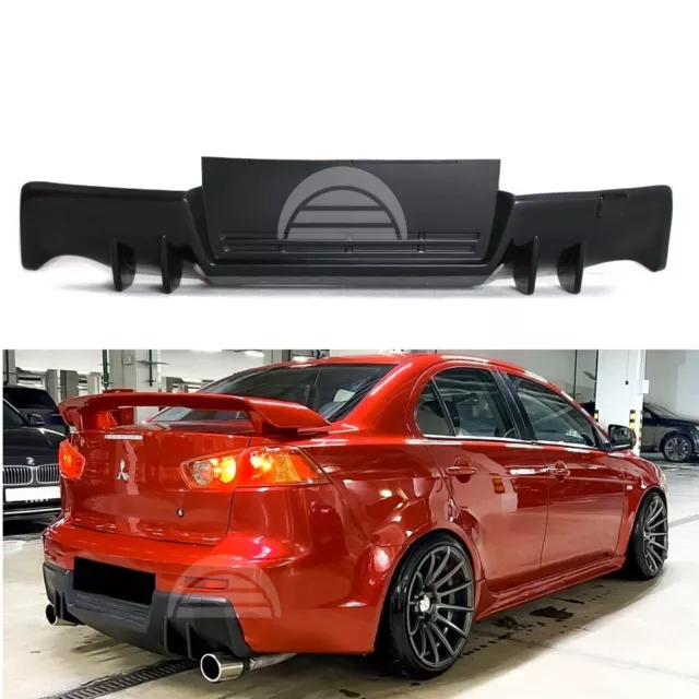 Rear Diffuser For Mitsubishi Lancer X 2007-2017 Evo Style Pad Lip Rear Body Kit