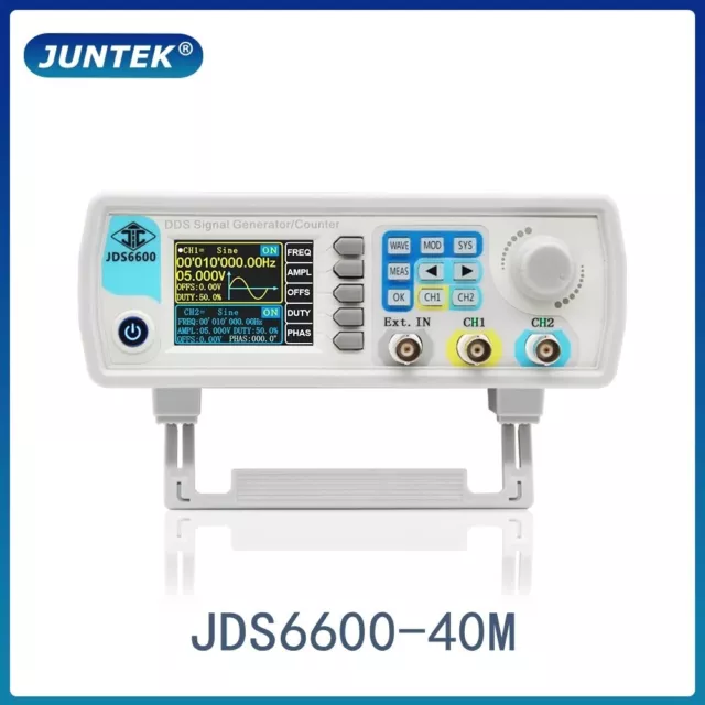 JDS6600 40MHz DDS Function Signal Generator CNC  Arbitrary Waveform Pulse Wave