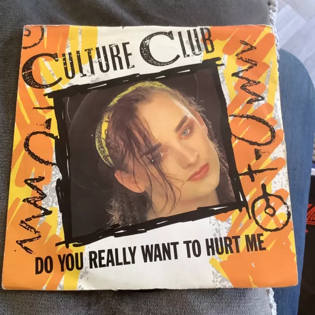 Culture Club - Do You Really Want To Hurt Me     Used 7” Single Record